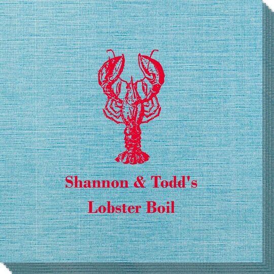Lobster Bamboo Luxe Napkins